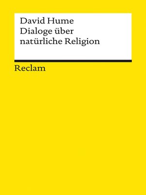 cover image of Dialoge über natürliche Religion